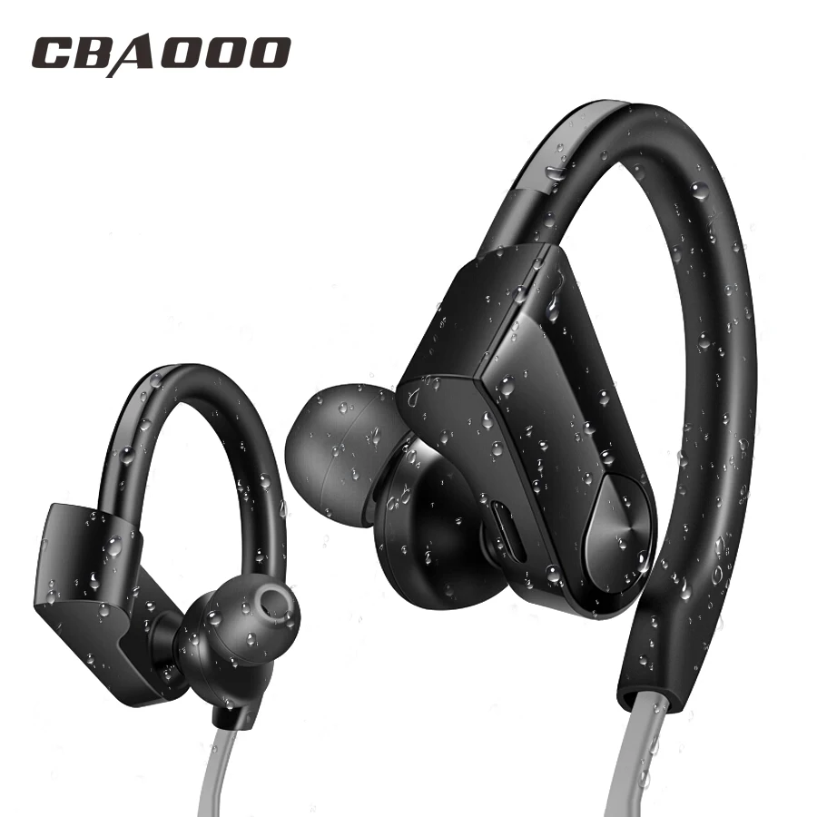 Спортивные Bluetooth наушники CBAOOO беспроводные водонепроницаемая гарнитура с