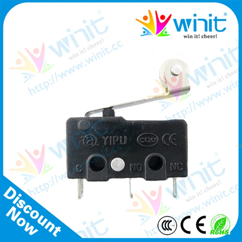 12В микро переключатель роликовый рычаг маленький пульт дистанционного