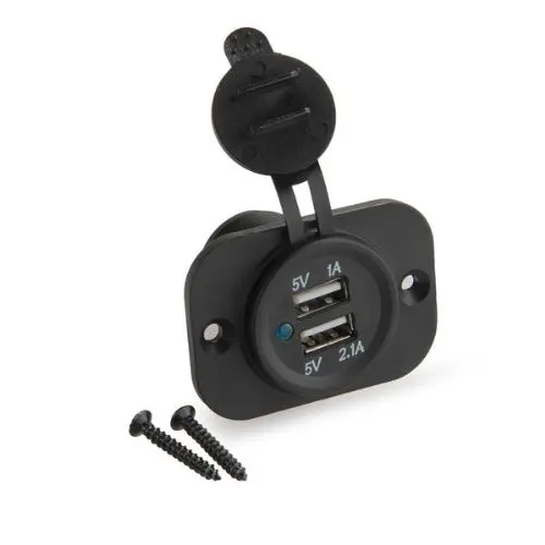 Автомобильный адаптер Prise 2 порта USB Allume Cigare Chargeur 12V для авто Voiture
