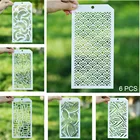 6 шт., бесшовные трафареты 12*24 см для скрапбукинга