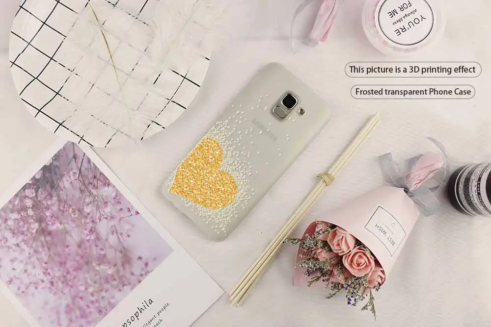 Marble BlackRose Gold For Phone Case Samsung Galaxy j6 J8 J7 J5 J3 J4 Plus 2018 2017 2016 J610 Prime Soft Silicone Coque | Мобильные