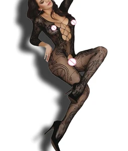 Колготки женские в сеточку, с открытой промежностью, сексуальные, размера плюс