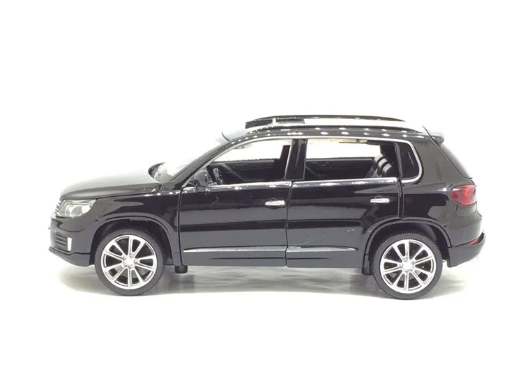 Горячая Распродажа 1/32 Tiguan литая под давлением металлическая модель автомобиля SUV из сплава для детей рождественские подарки коллекция игрушек