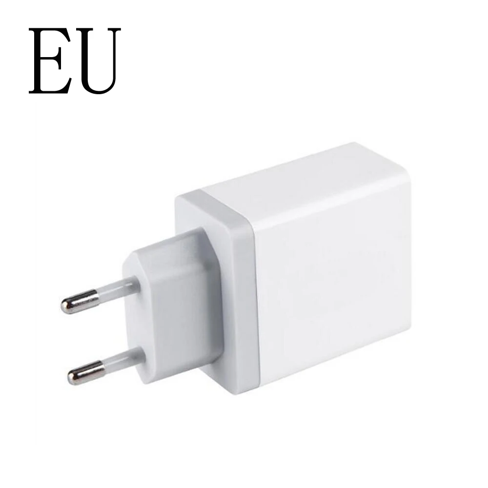 Быстрое зарядное устройство с 3 портами QC 3,0 30 Вт USB зарядное устройство для iphone 7 8 ipad samsung S8 huawei Xiaomi быстрое зарядное устройство QC3.0 EU/US вилка+ кабель - Тип штекера: EU Charge