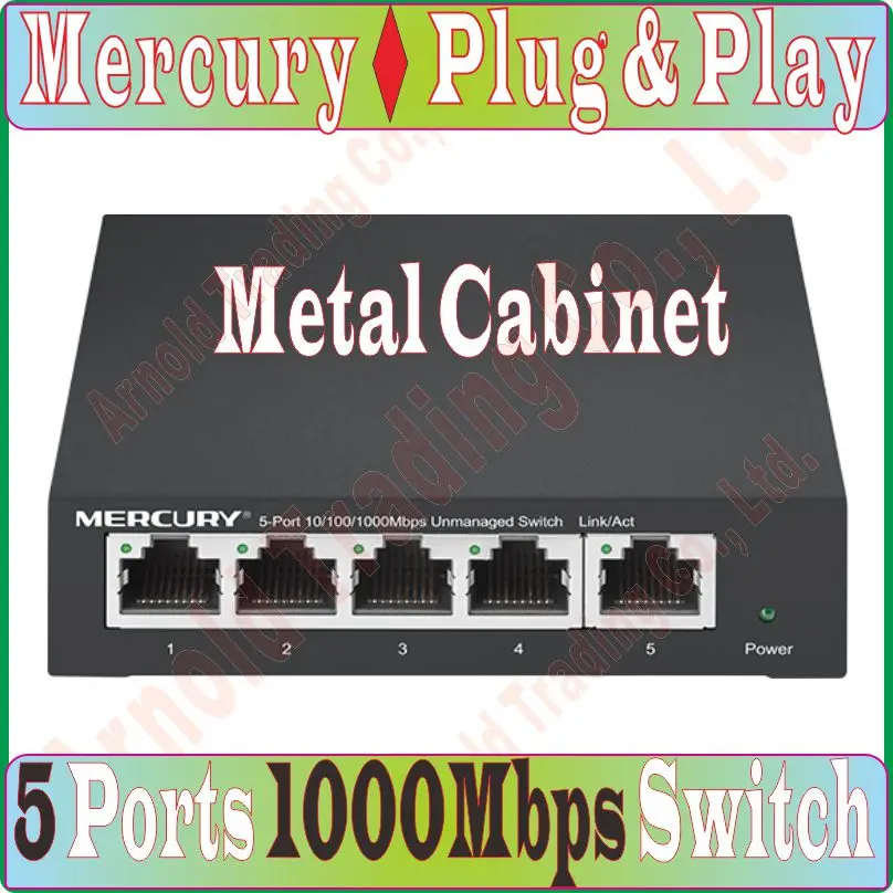 SG105 Tenda TEG1005D 5 портовый гигабитный Ethernet коммутатор 1000 м 100/1000Mpbs концентратор LAN