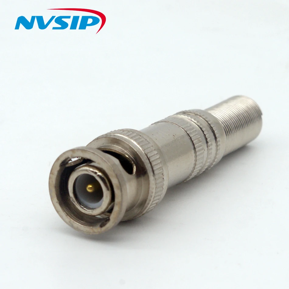 Золотой BNC Мужской видео Соединительный разъем для винта кабеля RG59|connectors for