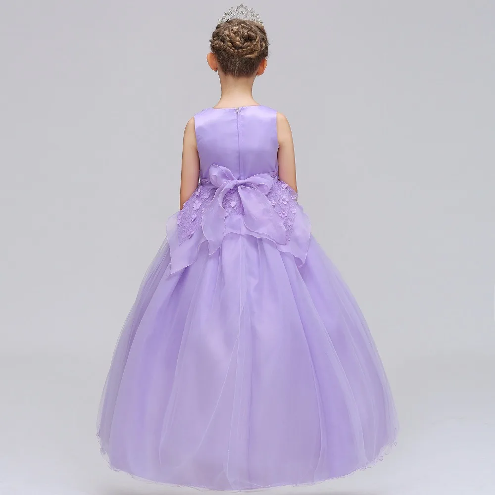 

New Arrival Lace Bridesmaid Dresses Real Party Pageant Dress for Wedding White Little Girls Kids First Holy Communion Dress