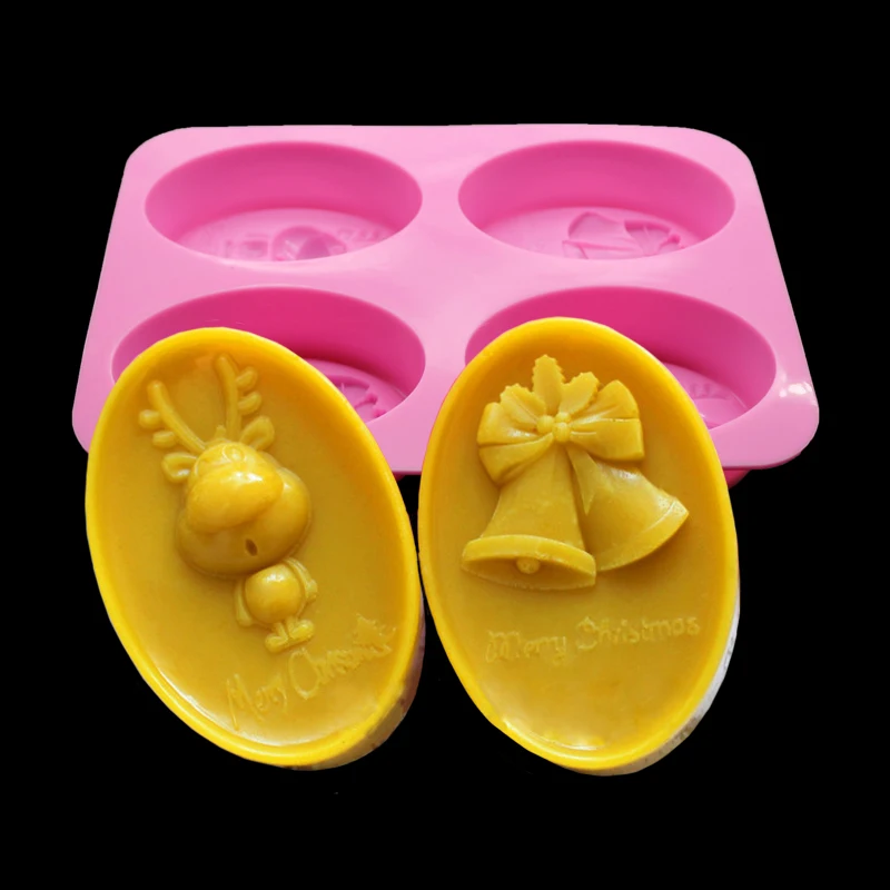 Силиконовая форма для мыла с колокольчиком 1 шт. кухонные инструменты украшения