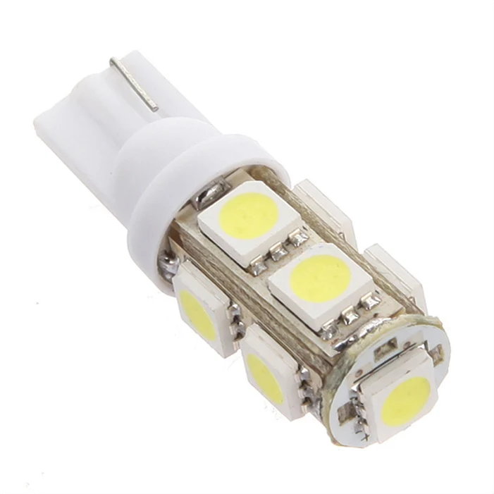 T10 194 168 W5W 9 светодиодный 5050 SMD автомобильный клиновидный сбоку хвост
