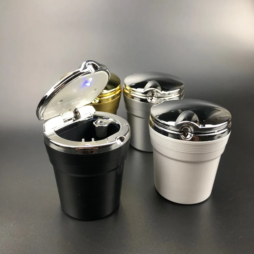 Автомобильная пепельница со светодиодным синим светом для Subaru Forester Outback Legacy Impreza