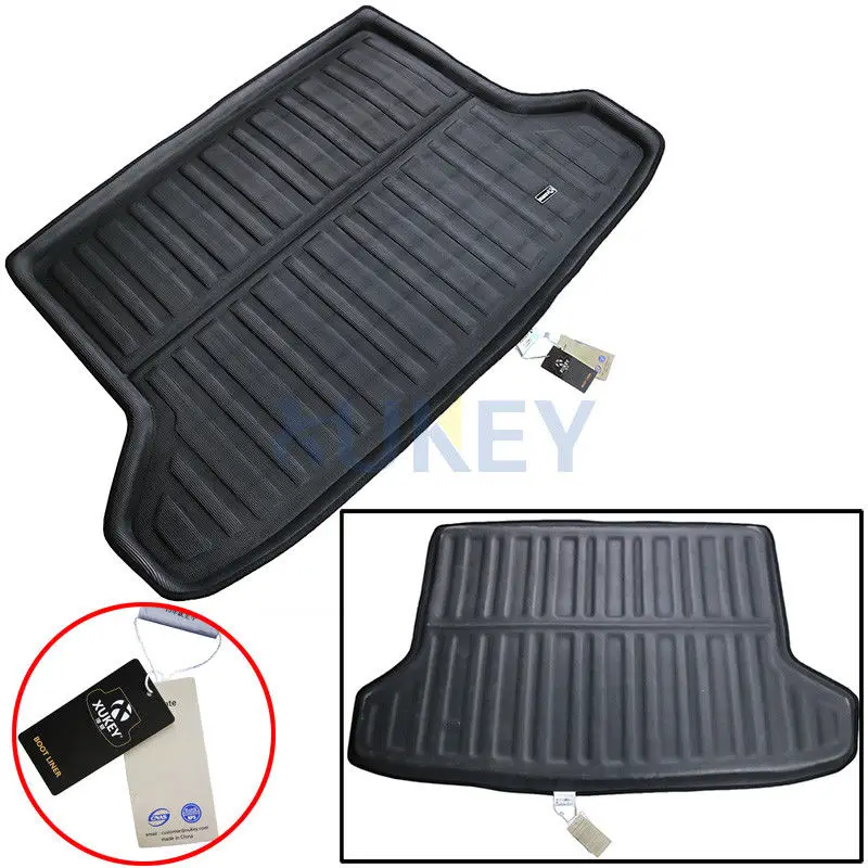 High-Quality Rear Trunk Liner Cargo Floor Tray Protector Carpet for Honda HR-V VEZEL HRV - Fits 2014-2019 Models - Perfect Boot Mat Car Accessory. image 2