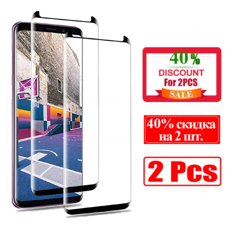 3D Защитное стекло для samsung galaxy s9 plus glas s8 9 s s9plus S 8 Защитная пленка экрана s8plus