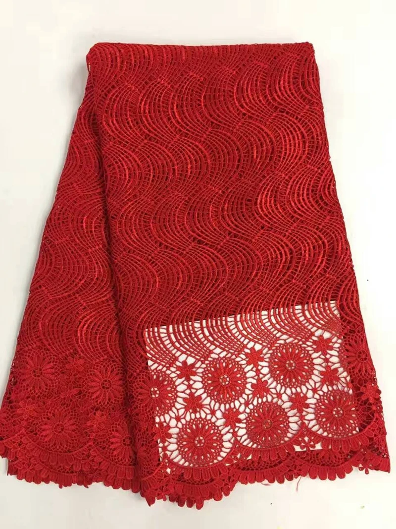 Последние Дизайн в африканском стиле кружевная ткань гипюр шнур полиэстер