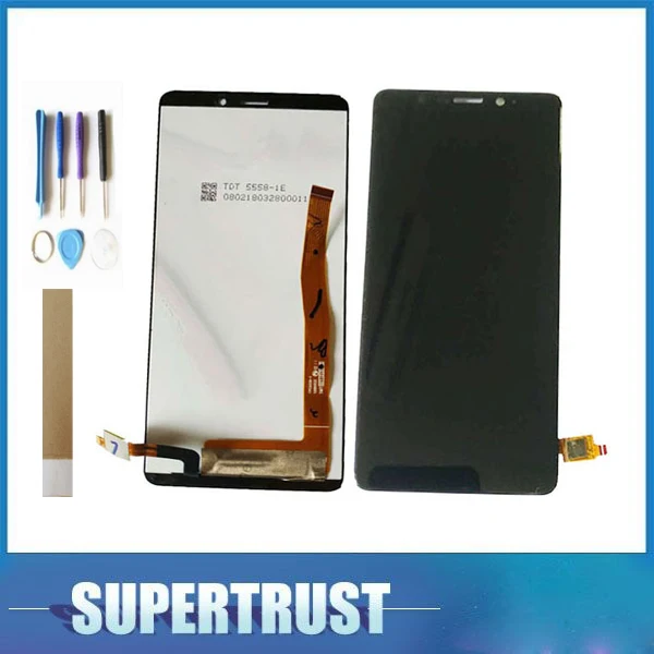 

ЖК-дисплей с сенсорным экраном и дигитайзером в сборе для BQ Mobile BQ-5500L Advance BQ 5500L BQ5500L, черный цвет, с лентой и инструментами