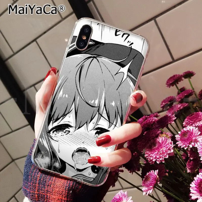 MaiYaCa аниме девушка мультфильм Япония Coque Оболочка Чехол для телефона для Apple iPhone 8 7 6 6S Plus X XS MAX 5 5S SE XR Чехол для мобильного телефона - Цвет: A3