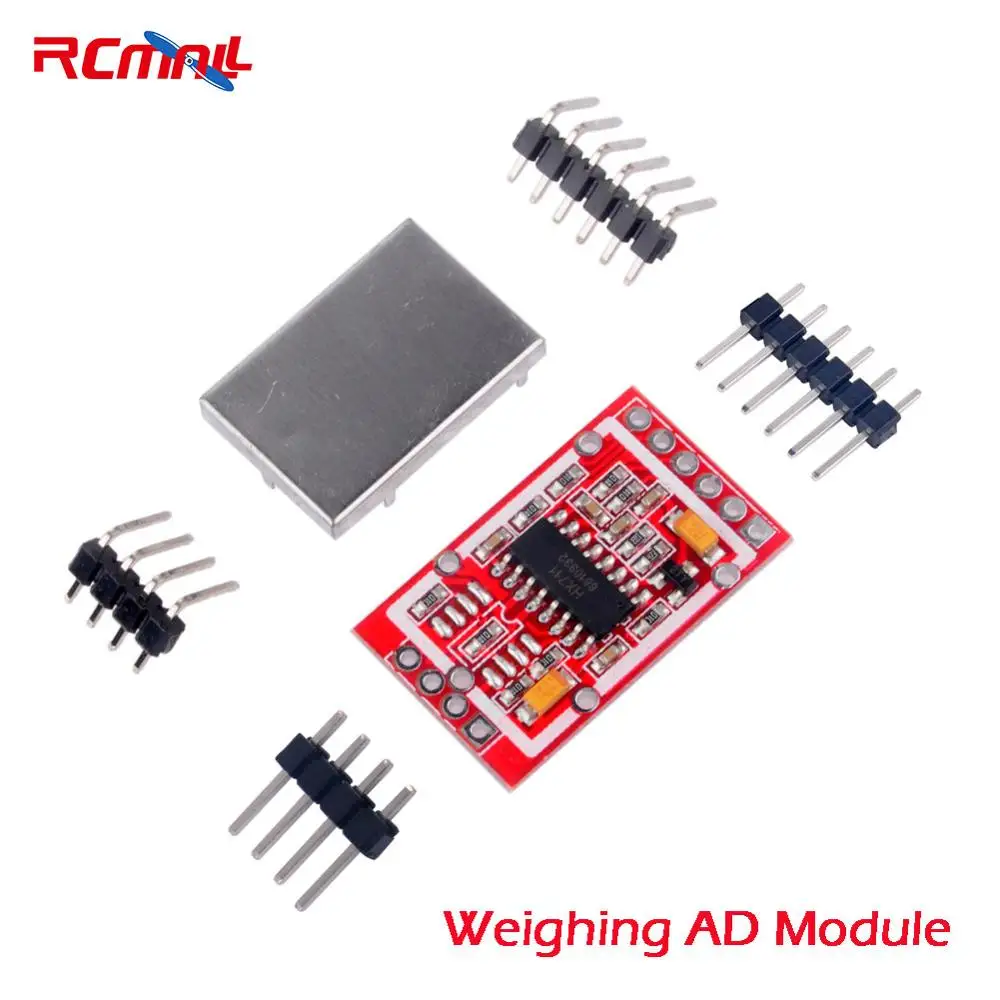 Rcmall HX711 весом модуля AD/1 кг 2 кг 3 кг 5 кг 10 кг 20 кг Весы нагрузки ячейки Вес весом Сенсор FZ1781 - Цвет: Weighing AD Module