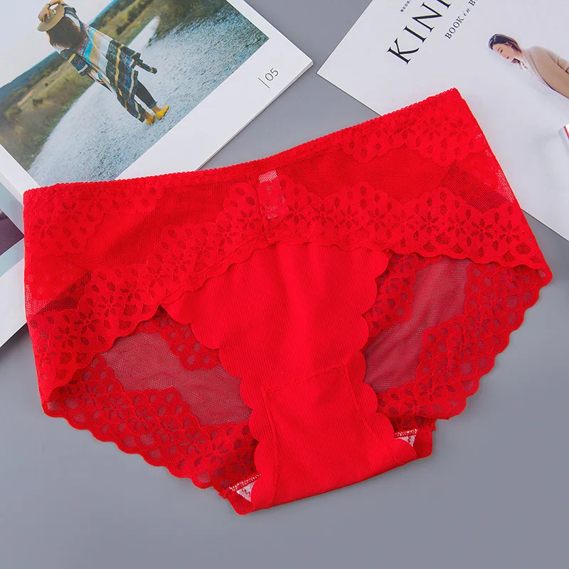 

New Ultra-thin women's lace panties seamless panty briefs High Quality Fashion Cotton G String Low Waist underwear intimates