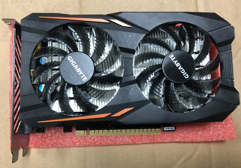 Б/у Видеокарта GIGABYTE GTX 1050 Ti 4 ГБ 128 бит GDDR5 видеокарты для nVIDIA VGA карты Geforce GTX 1050ti Hdmi Dvi game 105