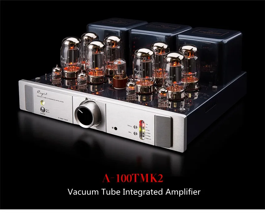 Q-001 CayinA-100TMK2 вакуумная трубка интегрированный AMP TR/UL Режим Макс 80Wx2 смещение ADJ внешняя трубка SEL 12AU7x4 6SN7x1 KT88x8