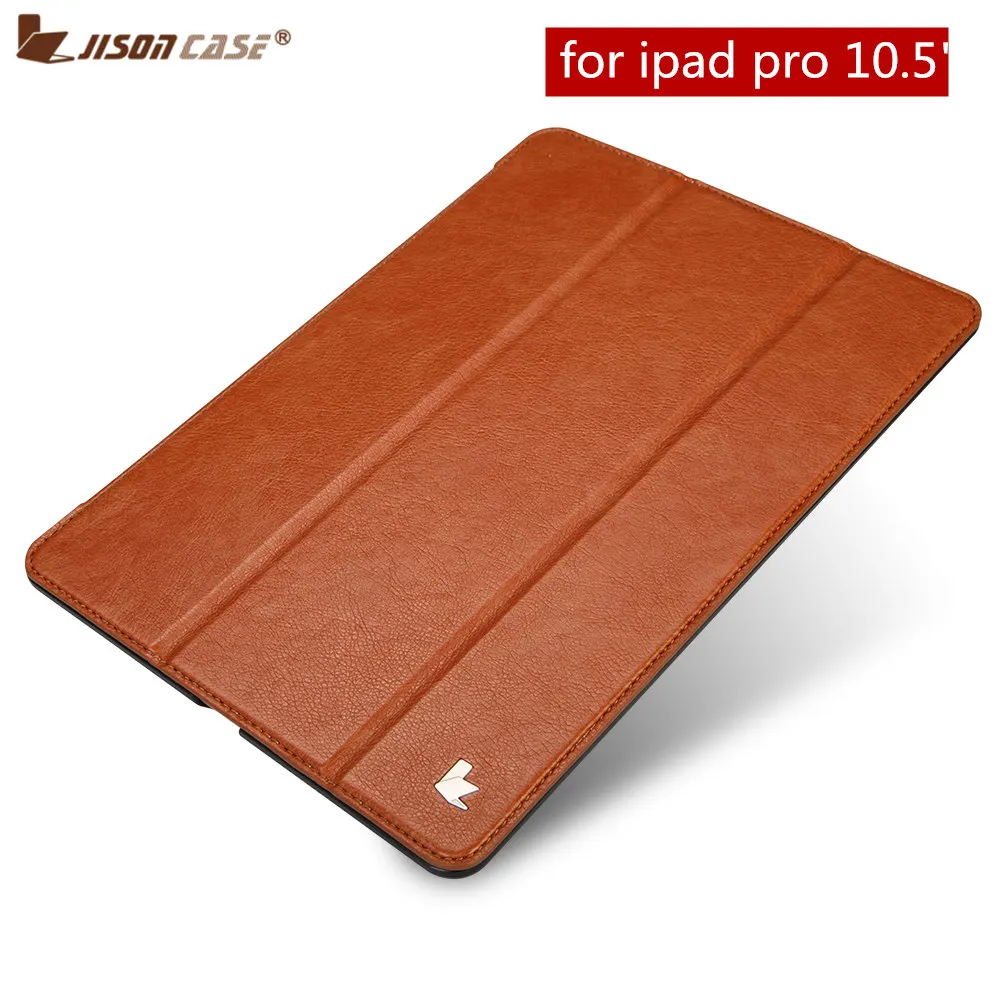 Фолио Флип для iPad Pro 10,5 чехол jisoncase из искусственной кожи Smart Cover Авто Пробуждение чехол для планшета s Shell для Apple iPad 10,5 дюймов