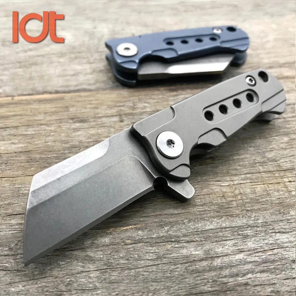 Складные мини ножи LDT S35VN титановая ручка Флиппер тактический нож для охоты