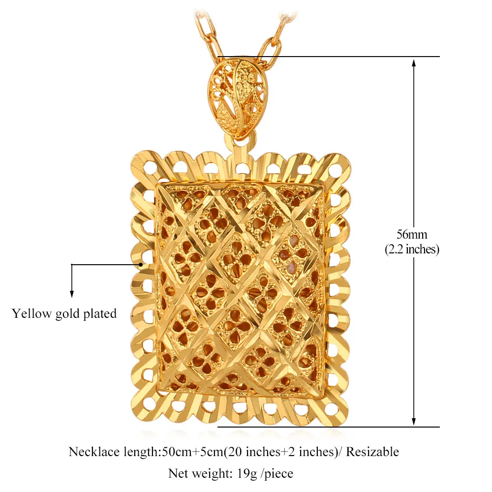 Ожерелье с крупным кулоном золотистого цвета винтажное ожерелье вырезами