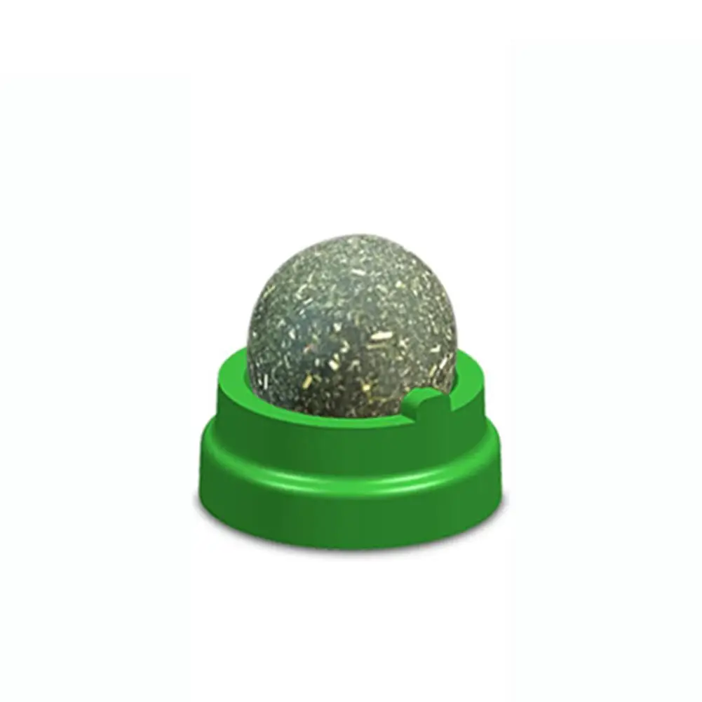 Pet Catnip Toys Ball For Cat Pure Natural Mint Leaf Rotating Puzzle Balls Interactive Training Chew And Lick | Дом и сад