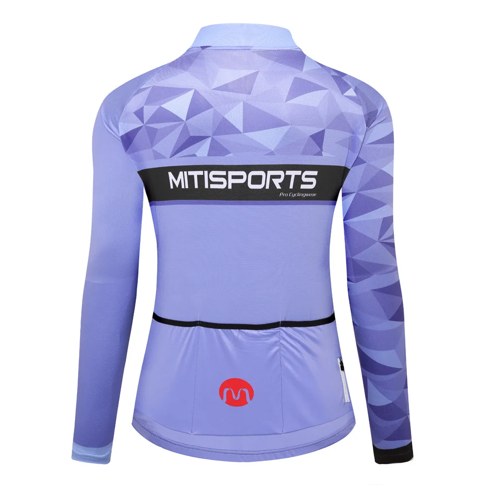 Женская велосипедная одежда MTSPS быстросохнущая Одежда Mtb с длинными рукавами для