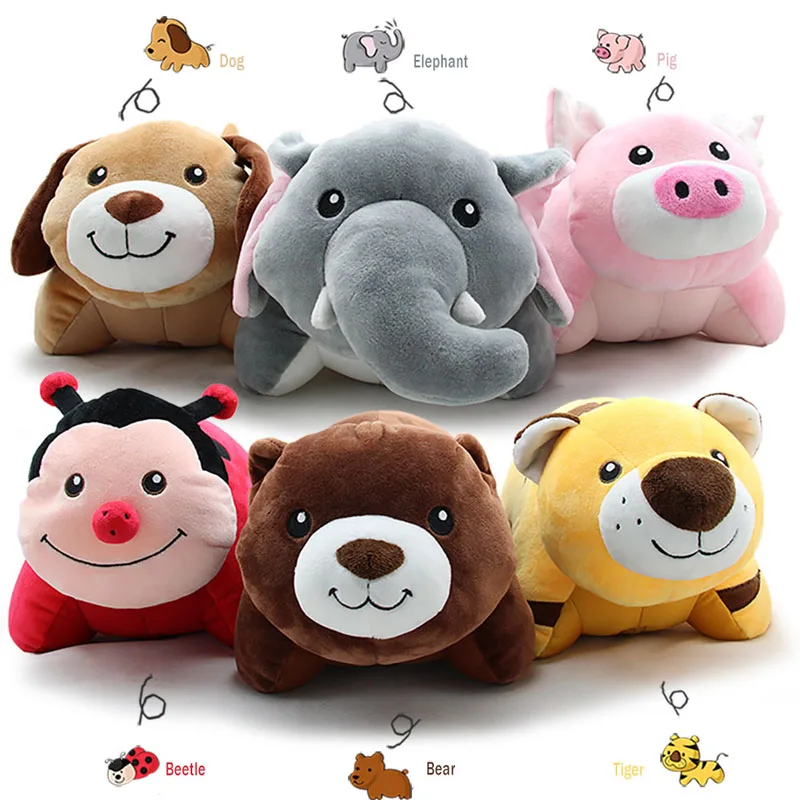 Bebecocoon Convertible U-shaped Neck Cushion Animal Beetle/lion/Airplane Stuffed Plush Toy Decorative Pillows Travel | Игрушки и хобби