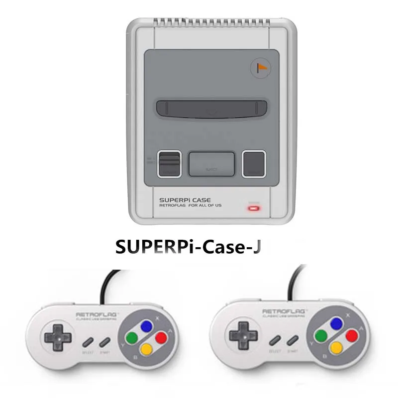 Чехол Retroflag SUPERPi J/Retroflag U NESPi чехол с оригинальным USB геймпадом для Raspberry Pi 3B Plus (3B