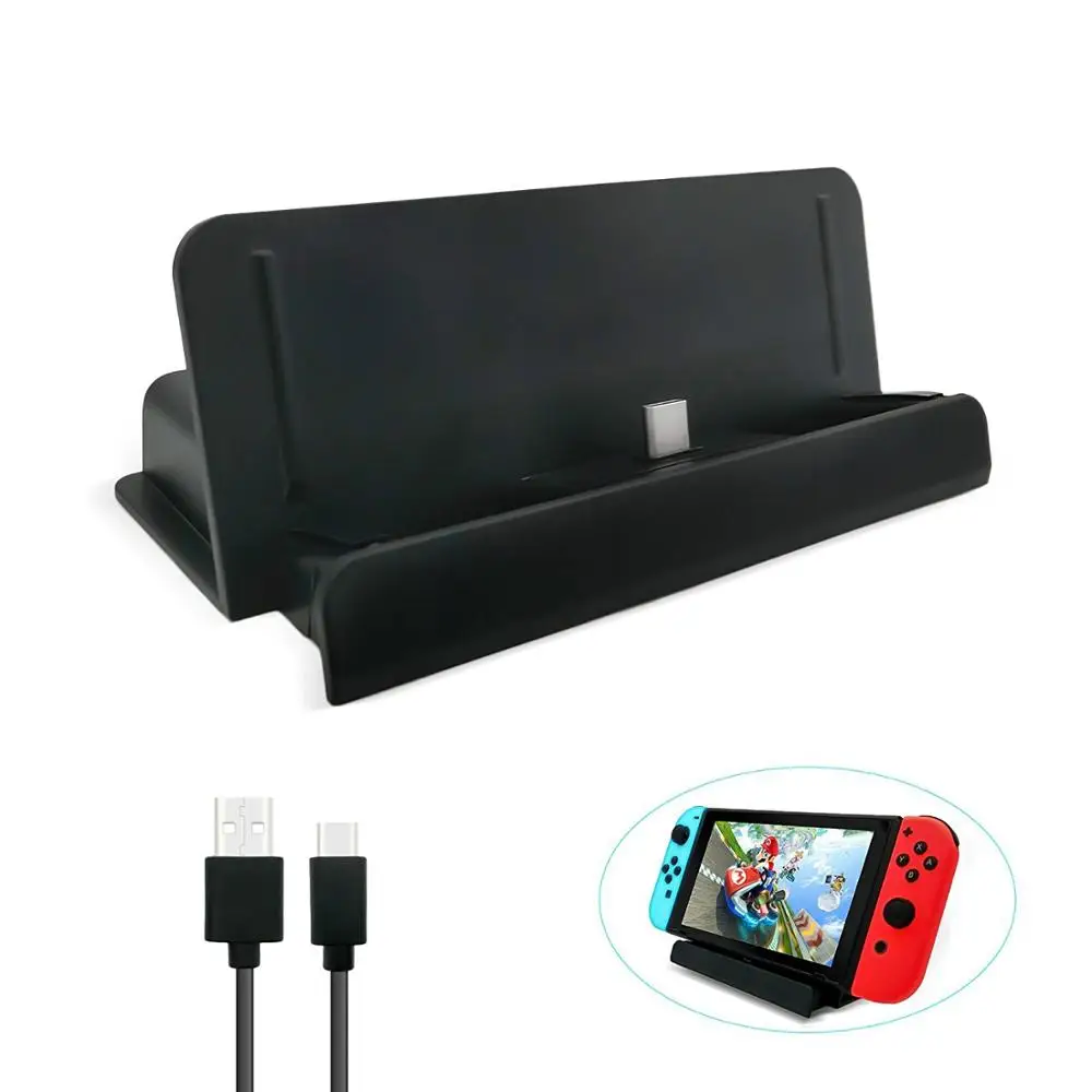 Держатель Type C для Nintendo Switch switch аксессуары USB зарядное устройство Подставка