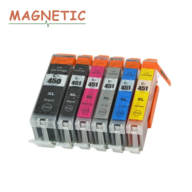 Чернила для принтера 12X PGI450 CLI451 чернильный картридж Canon pgi450 cli451 PIXMA IP7240 MG5440 MG5540 MG6440