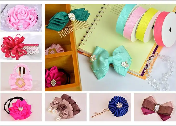 10046 6 9 13 16 25 38mm New double ribbon 50 yards DIY hair accessories bow gift packaging handmade materials chinstrap | Дом и сад