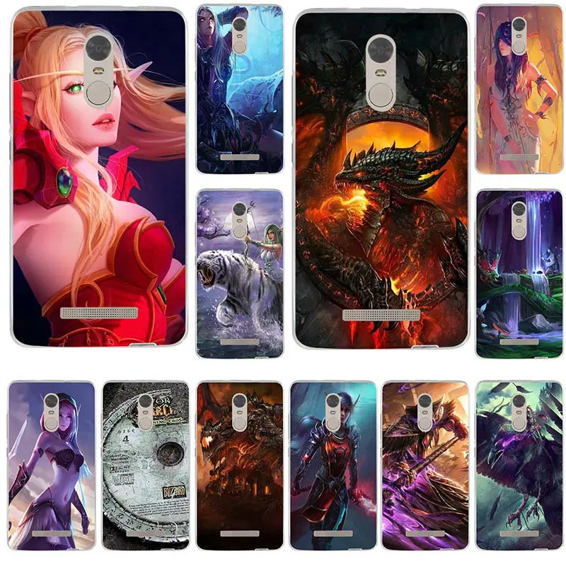 Эльфа крови World Of военных кораблей мягкие Аксессуары для телефонов Xiaomi Redmi Mi Note 2 3