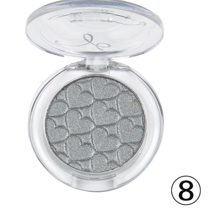 Горячая 1 шт. серебряный профессиональный макияж тени для век Палитра жемчуг