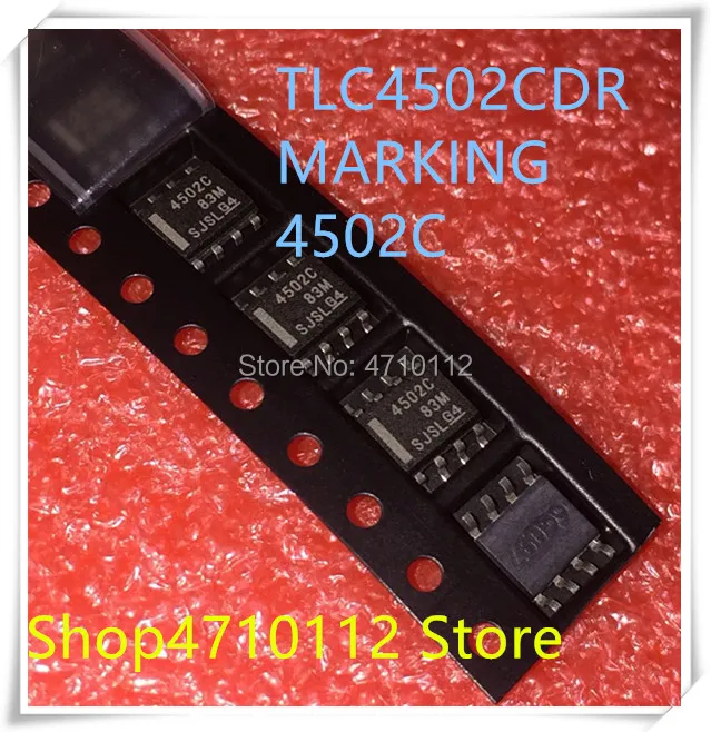 Новинка 10 шт./лот TLC4502CDR TLC4502C TLC4502 4502C 4502 SOP 8 IC|Аксессуары для батарей и ЗУ| |