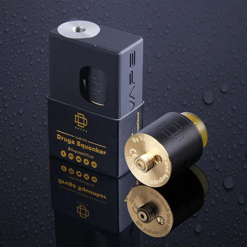 Augvape Druga Squonker Box RDA 22 мм с электронной сигаретой испаритель Vape электронная сигарета