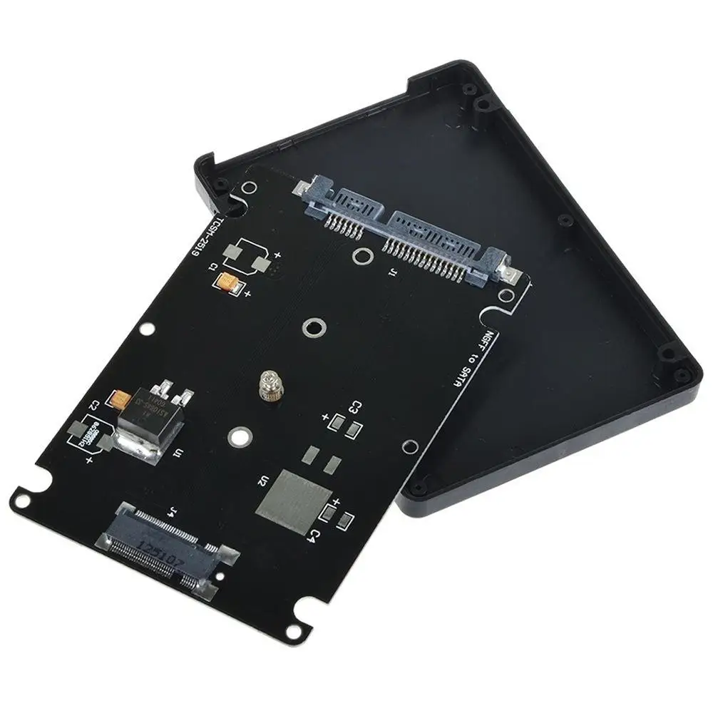 Переходник M.2 (SATA) B key SSD на 3 5 дюймовую SATA3 карту корпус толщиной 7 мм SATA адаптер