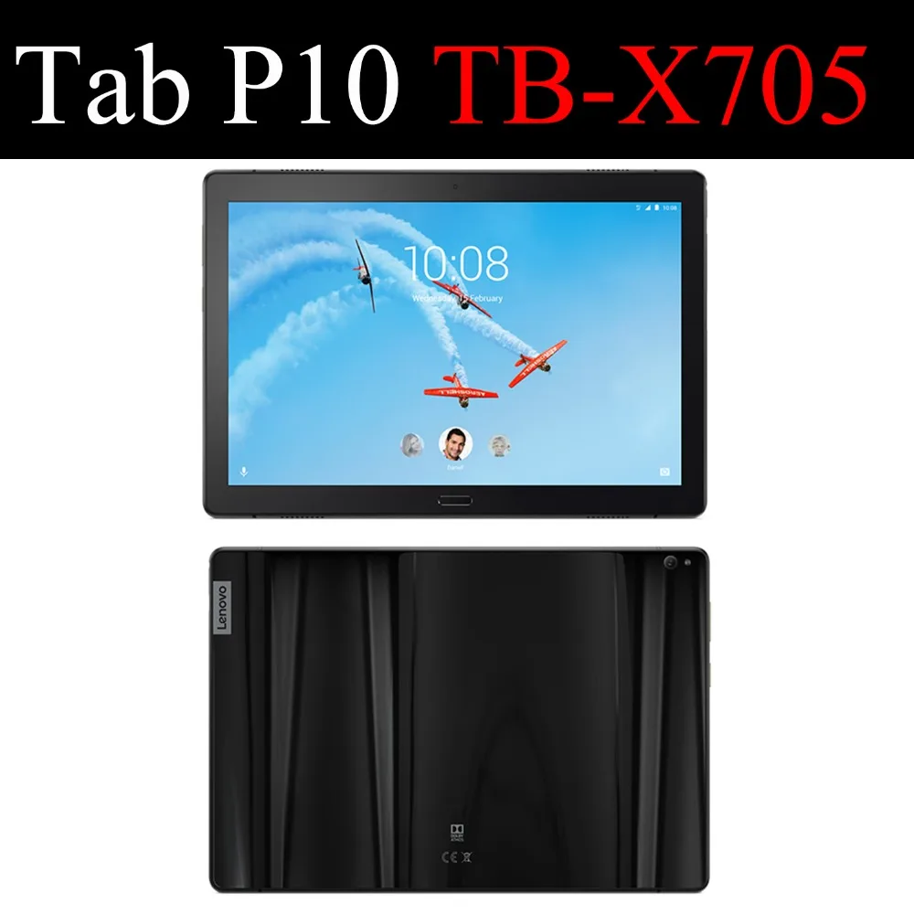 Флип-чехол AXD для Lenovo Tab P10 кожаный защитный чехол 10 1 дюйма чехол-подставка с