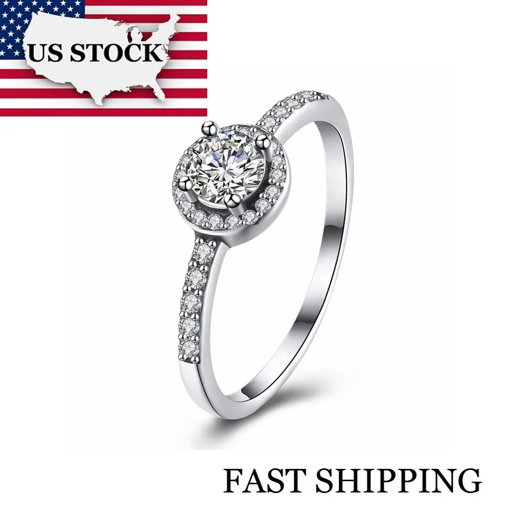 Uloveido обручальные кольца для женщин 925 Серебряное кольцо женский Jewellery