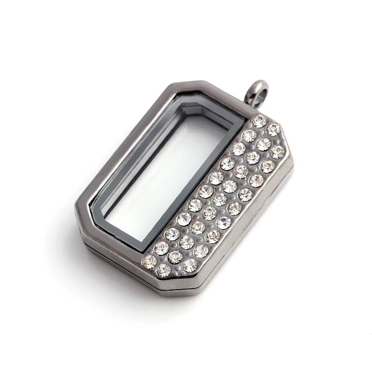 5 шт./лот Новое поступление подвеска медальон из полухрустального стекла с