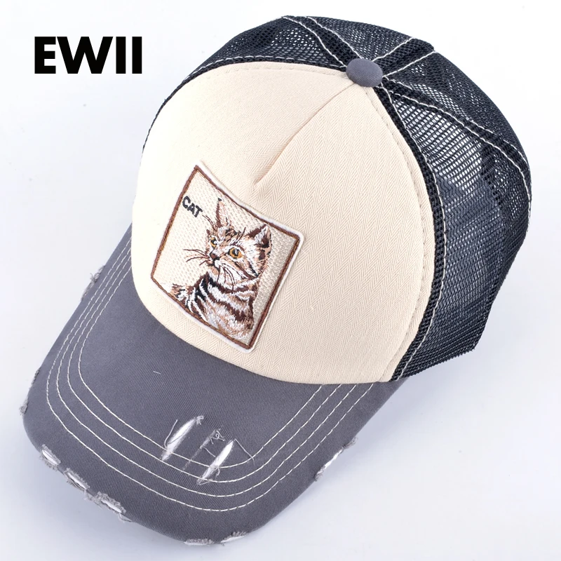 

Бейсболка унисекс, сетчатая Кепка с вышивкой, в стиле хип-хоп, для мужчин и женщин, летняя