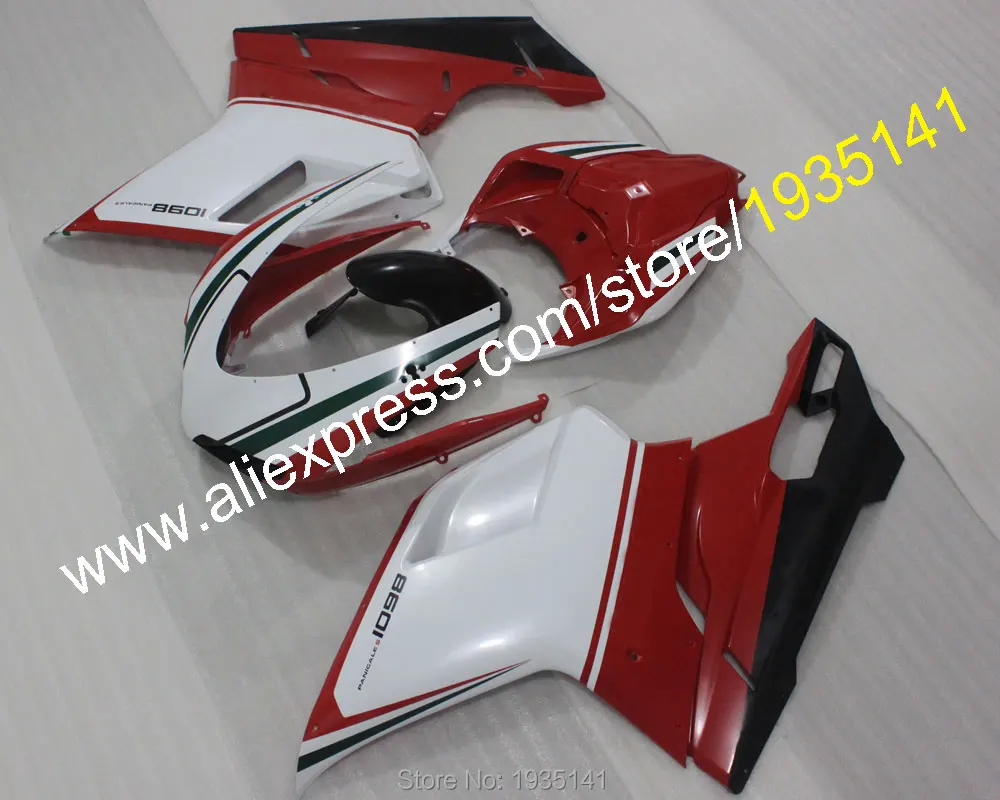 

Детали для капота мотоцикла Ducati 1098S 848 1098 2007 2008 2009 2010 2011 1198 обтекатель кузова (литьё под давлением)