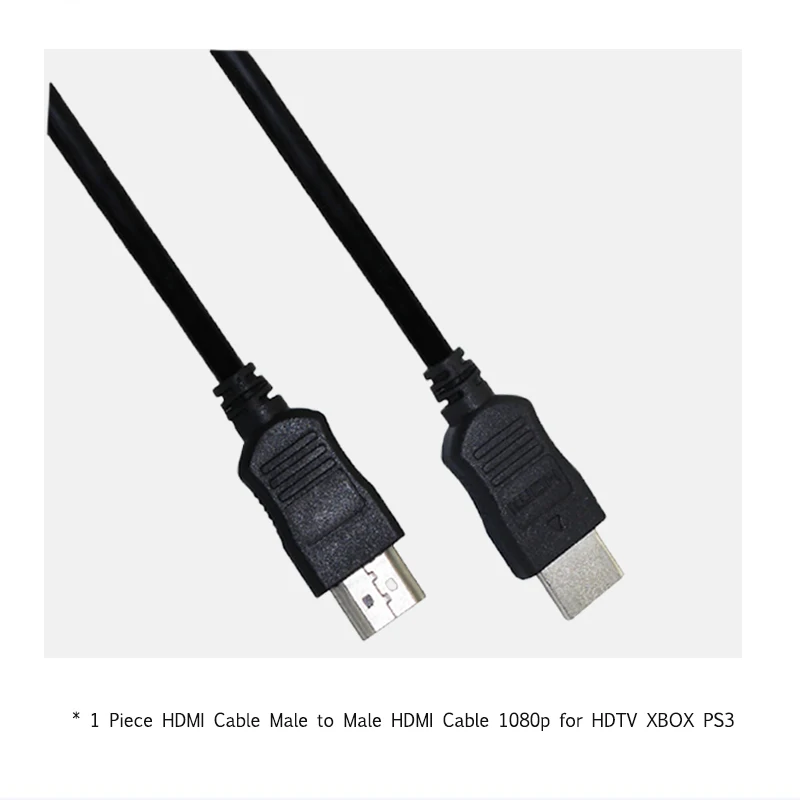 HDMI сплиттер 1x4 HDMI 1 в 4 Выход HDMI дистрибьютор 1HDMI в 4 HDMI для HDTV, DVD плеер, PS4 и т. Д. Full HD 4K с блоком питания - Цвет: 1 HDMI Cable Only