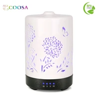 ceramic aromatherapy essential oil diffuser cool mist humidifier 4 time setting for home office bedroom living room yoga spa