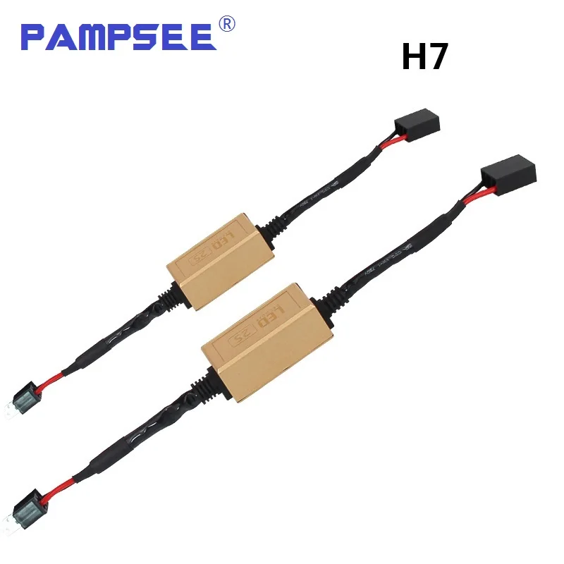 PAMPSEE H4/H7/H8/H11/H13/HB3(9005)/HB4(9006) адаптер проводки CAN шины светодиодсветодиодный лампа