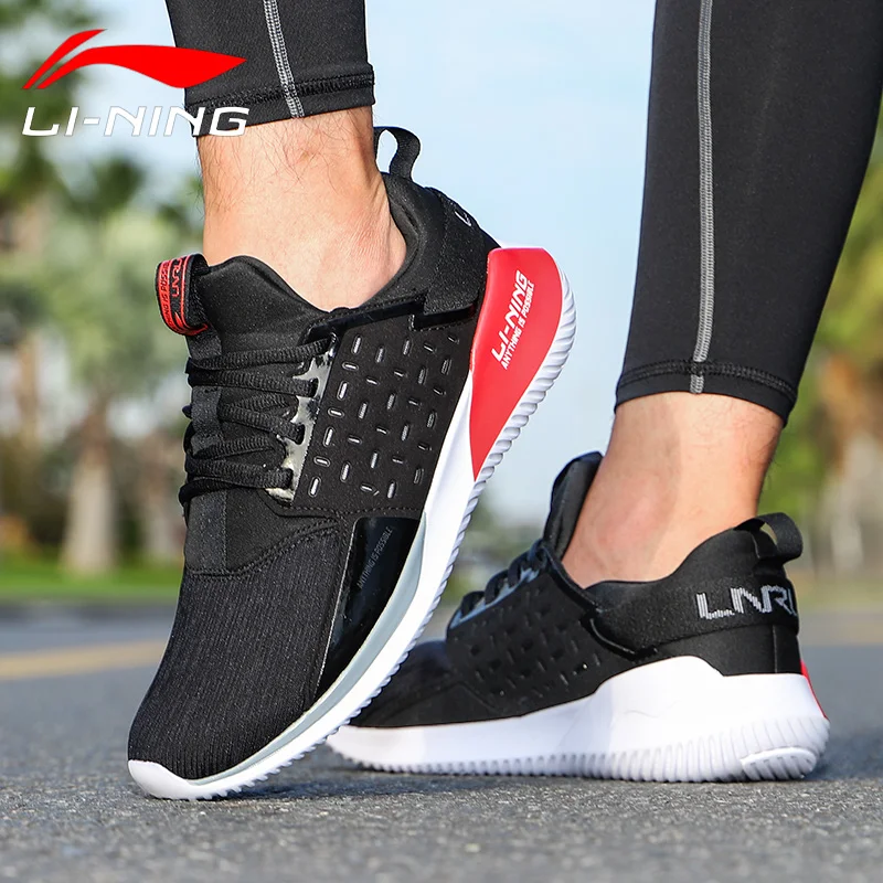 Li-Ning мужские цветные кроссовки для бега светильник легкая дышащая подкладка