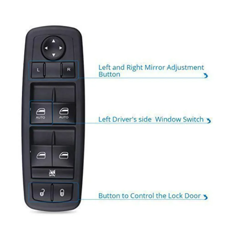 Power Window Master Switch for 2009-2012 Dodge Ram 1500 2500 3500 Quad &amp Crew Cab | Автомобили и мотоциклы