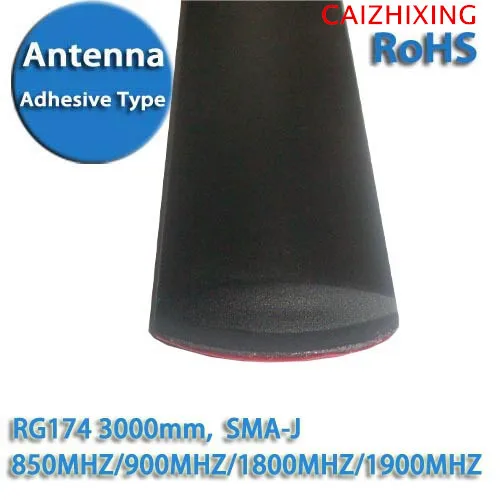 Бесплатная доставка GSM GPRS 3G автомобильная антенна патч-Антенна RG174 SMA клейкий Тип