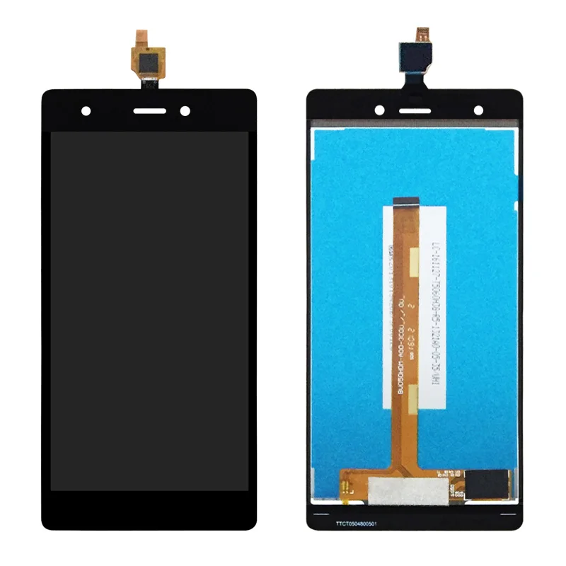 Кожаный чехол бумажник для Wiko Pulp 4G ЖК дисплей Дисплей кодирующий преобразователь